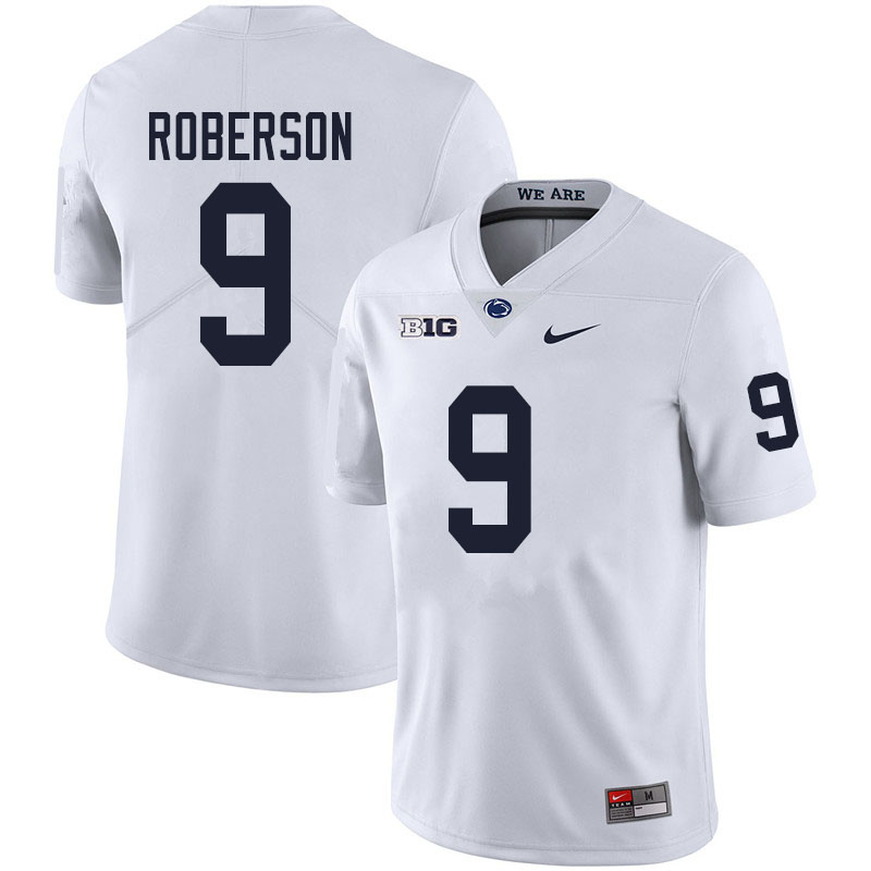 NCAA Nike Men's Penn State Nittany Lions Ta'Quan Roberson #9 College Football Authentic White Stitched Jersey INX0498PM